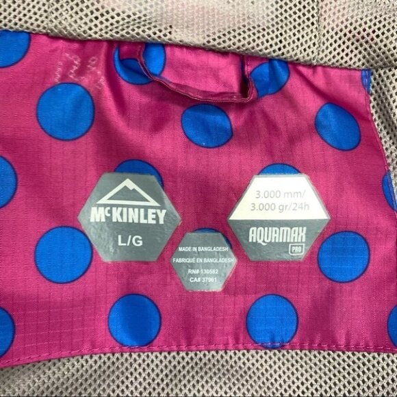 MCKINLEY Aquamax Pro Raincoat size Large - Picture 3 of 9